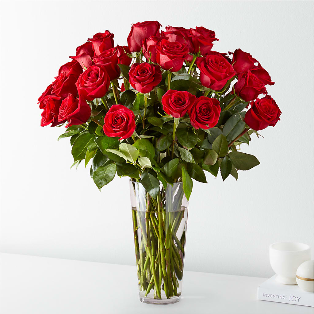 Long Stem Red Rose Bouquet – LESSLY'S FLOWERS, Columbia Heights MN