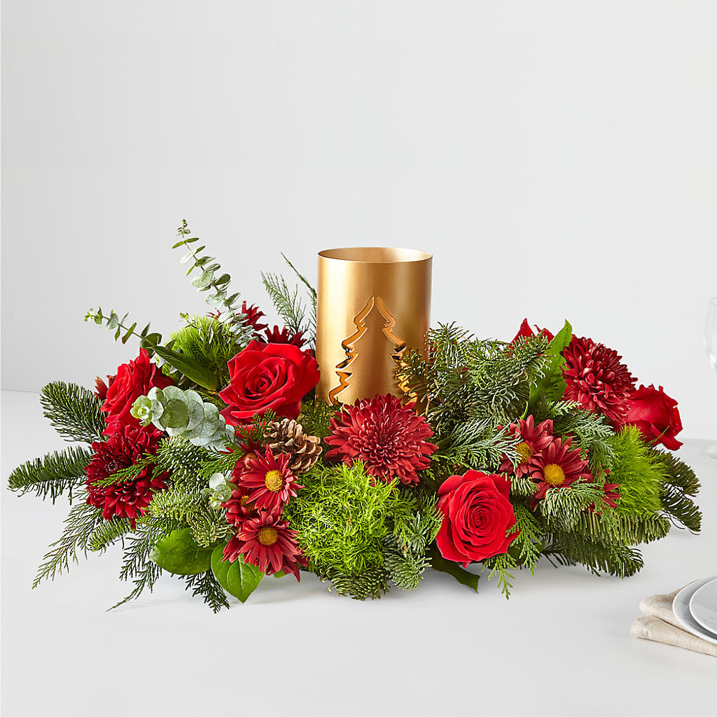 Toast the Season Centerpiece – LESSLY'S FLOWERS, Columbia Heights MN