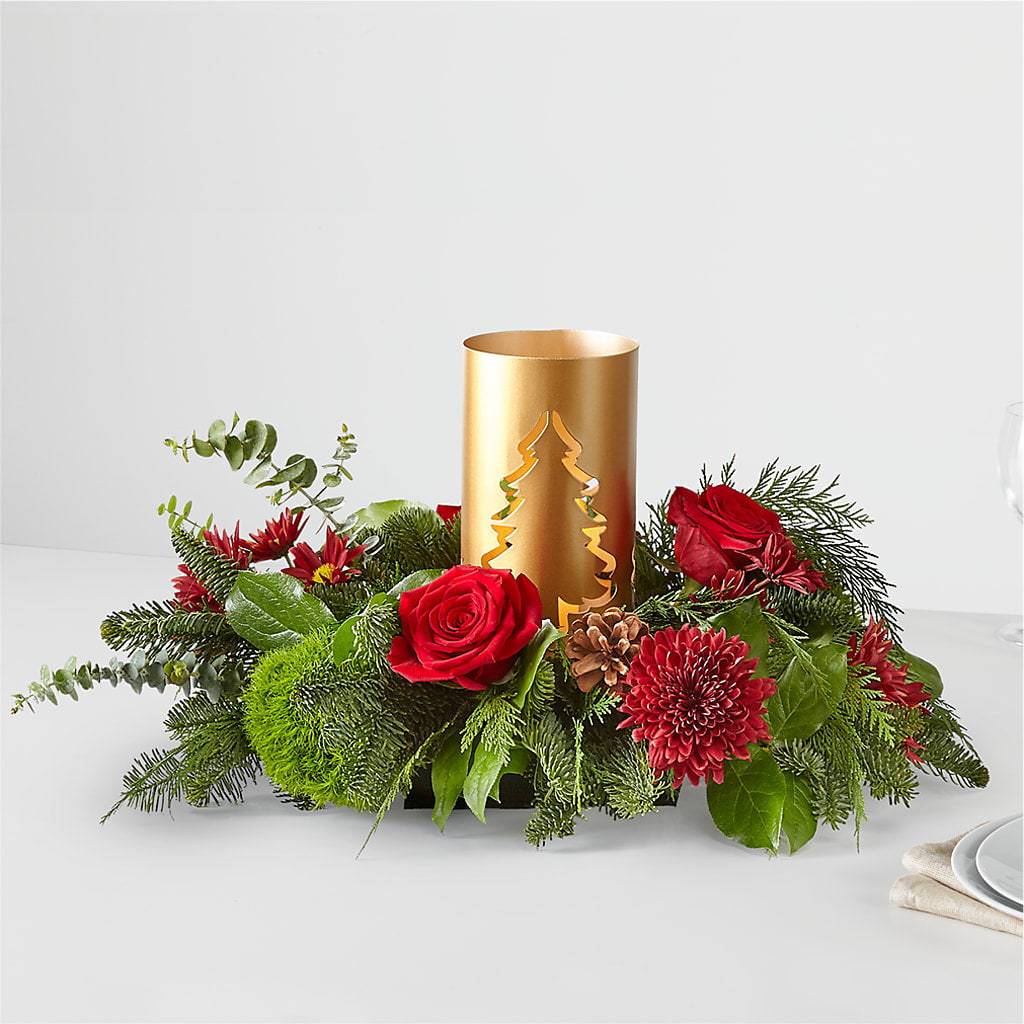 Toast the Season Centerpiece – LESSLY'S FLOWERS, Columbia Heights MN