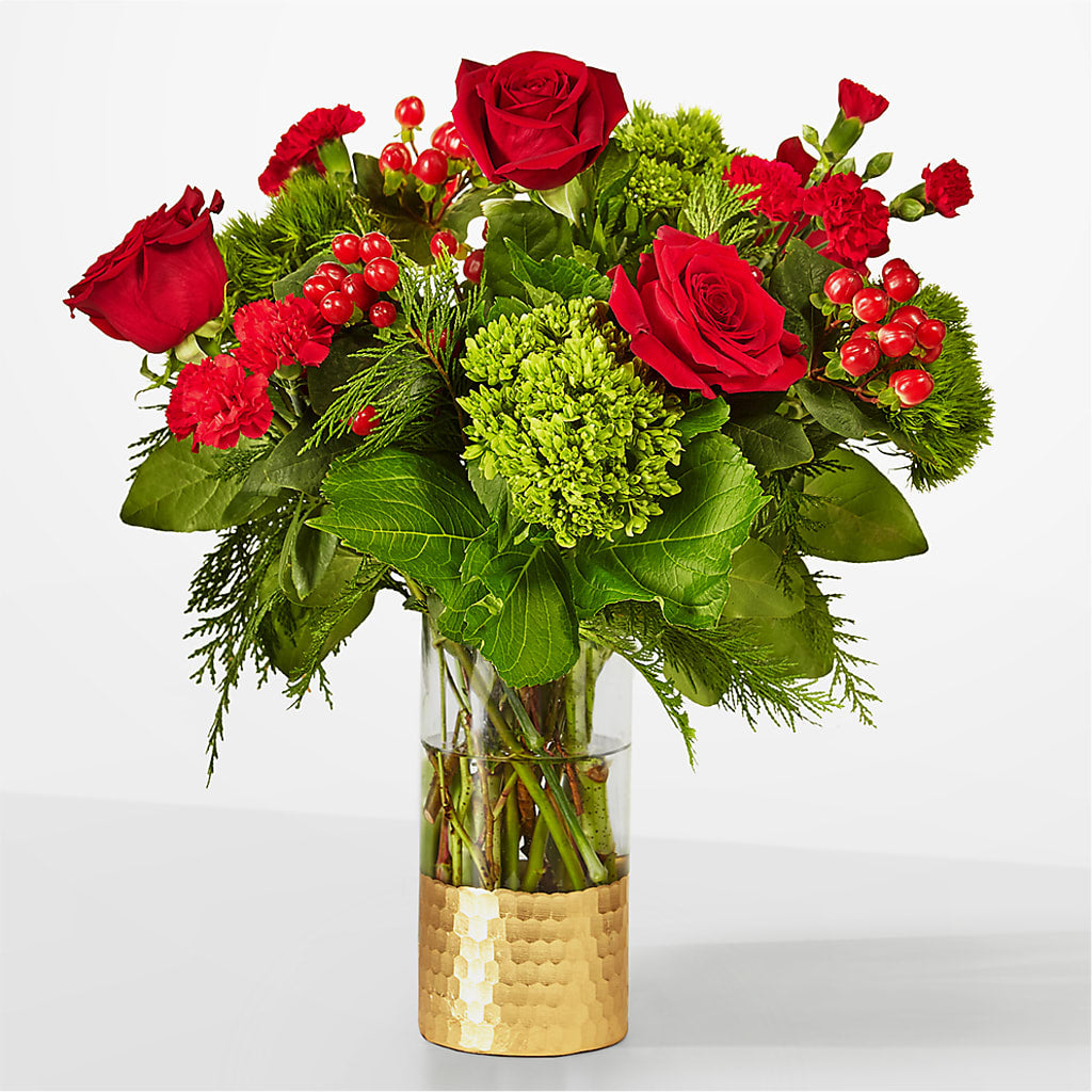Plaid Throw Bouquet – LESSLY'S FLOWERS, Columbia Heights MN