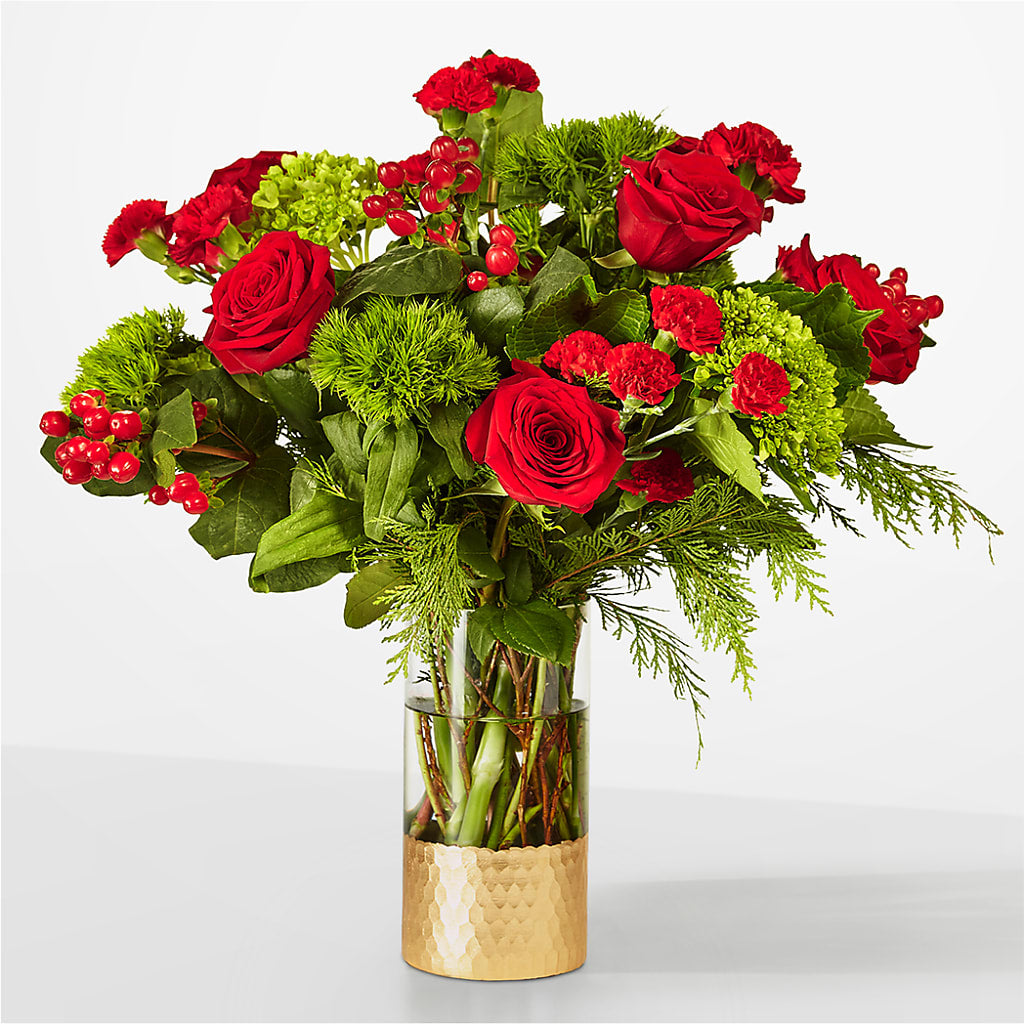 Plaid Throw Bouquet – LESSLY'S FLOWERS, Columbia Heights MN