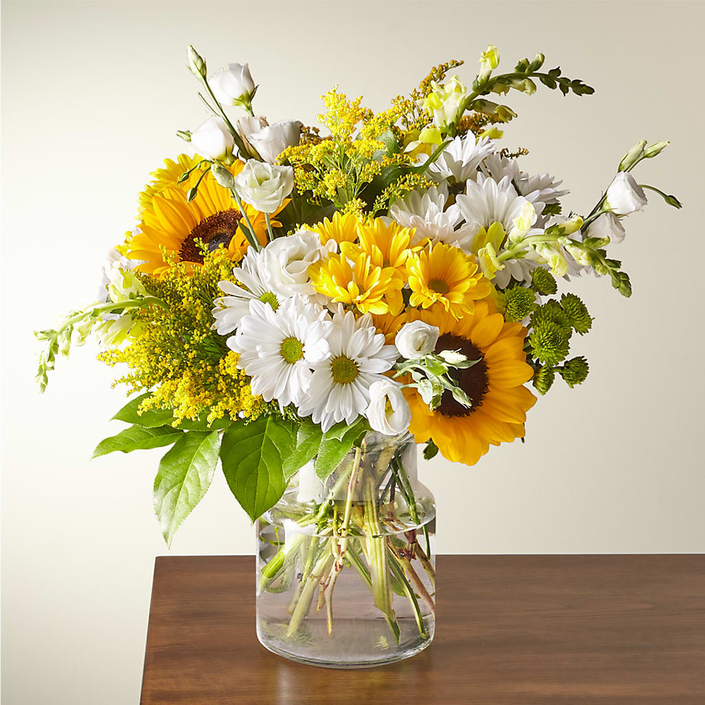 Hello Sunshine Bouquet – LESSLY'S FLOWERS, Columbia Heights MN
