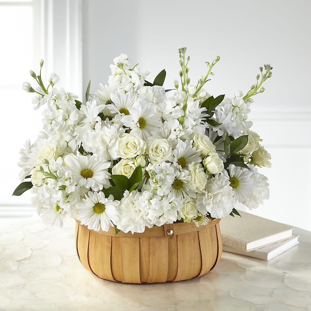 Graceful Garden Basket – LESSLY'S FLOWERS, Columbia Heights MN