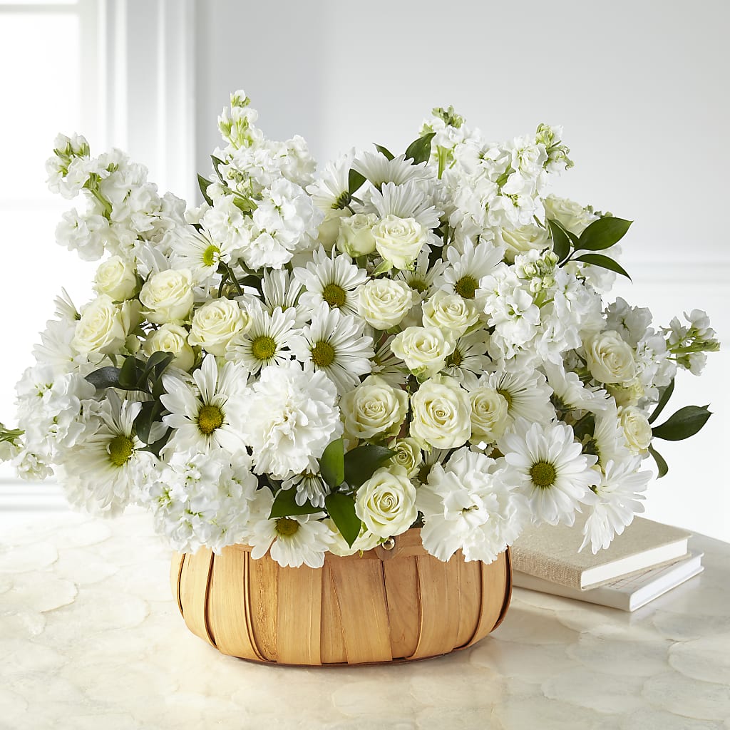 Graceful Garden Basket – LESSLY'S FLOWERS, Columbia Heights MN