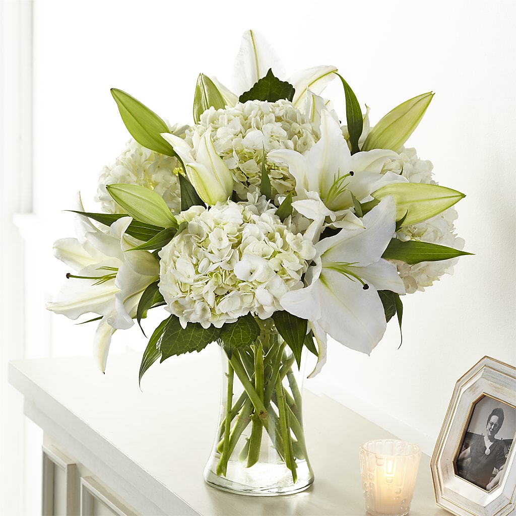 Compassionate Lily Bouquet – LESSLY'S FLOWERS, Columbia Heights MN