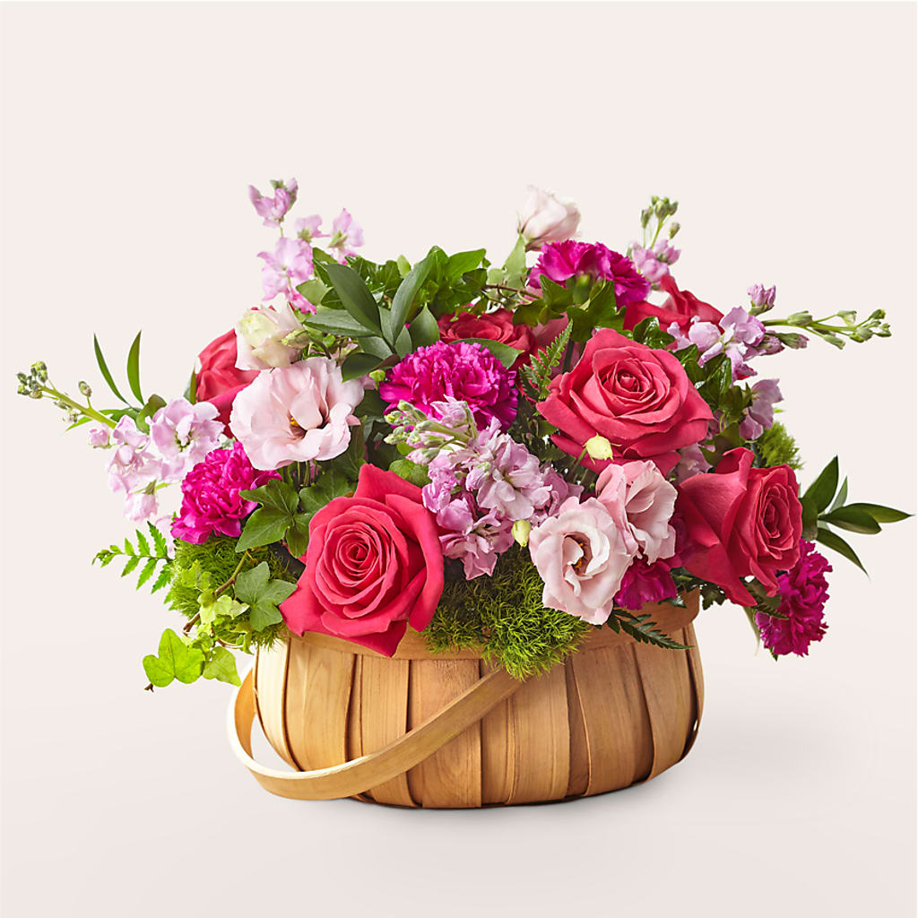 Radiance in Bloom Basket – LESSLY'S FLOWERS, Columbia Heights MN