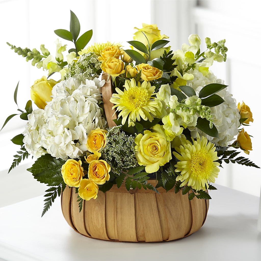 Rustic Remembrance Basket – LESSLY'S FLOWERS, Columbia Heights MN