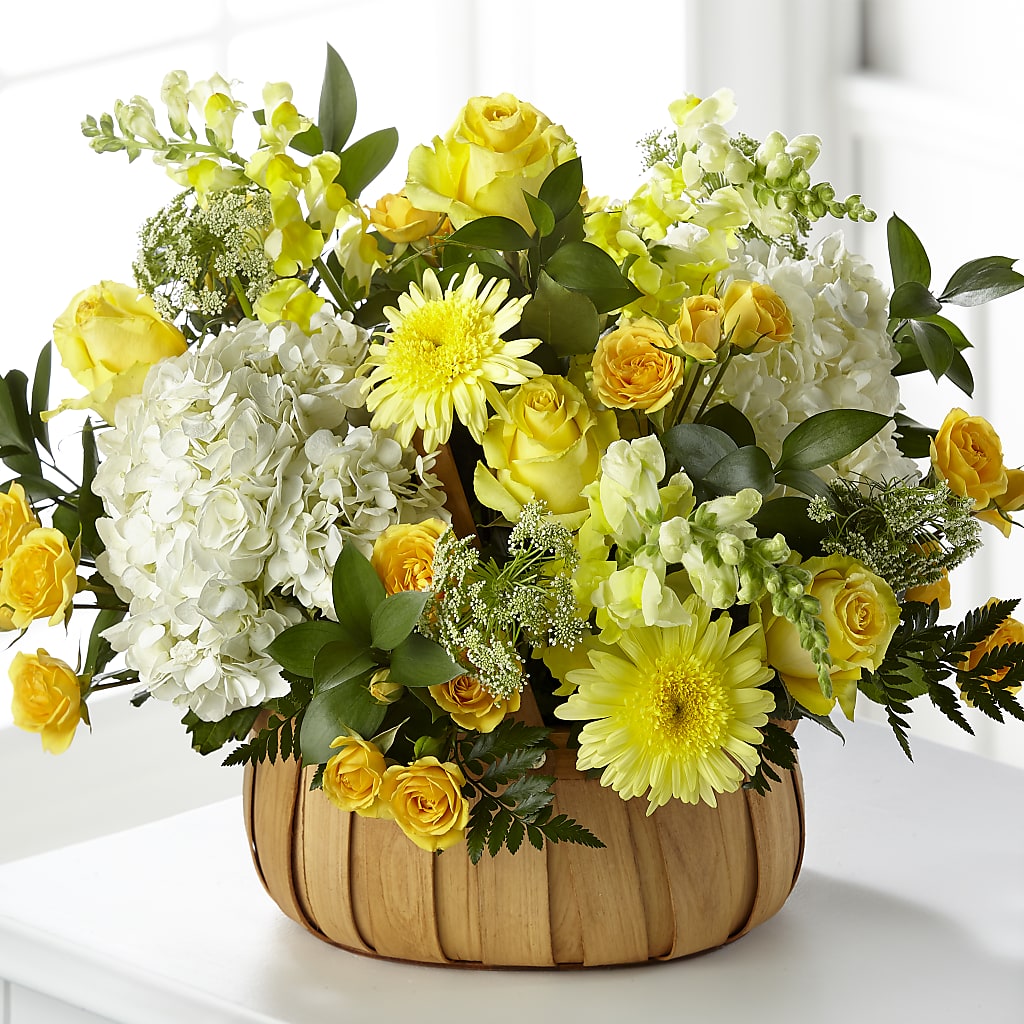 Rustic Remembrance Basket – LESSLY'S FLOWERS, Columbia Heights MN