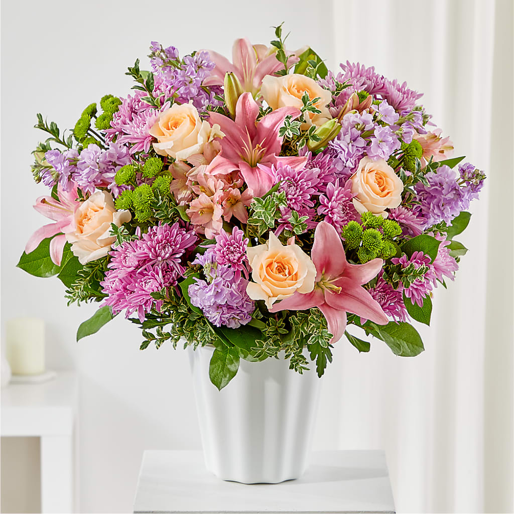 Supportive Embrace Tabletop Basket – LESSLY'S FLOWERS, Columbia Heights MN