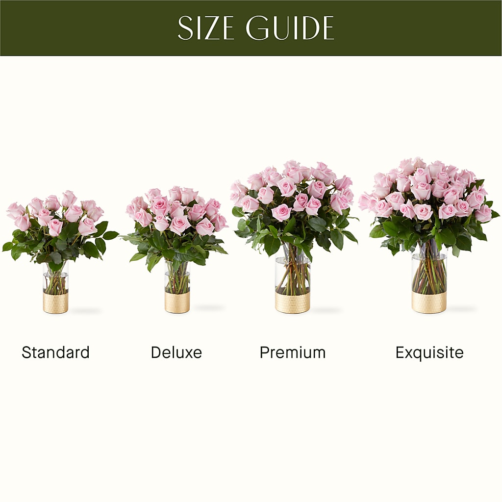 Picture Perfect Pink Rose Bouquet – LESSLY'S FLOWERS, Columbia Heights MN