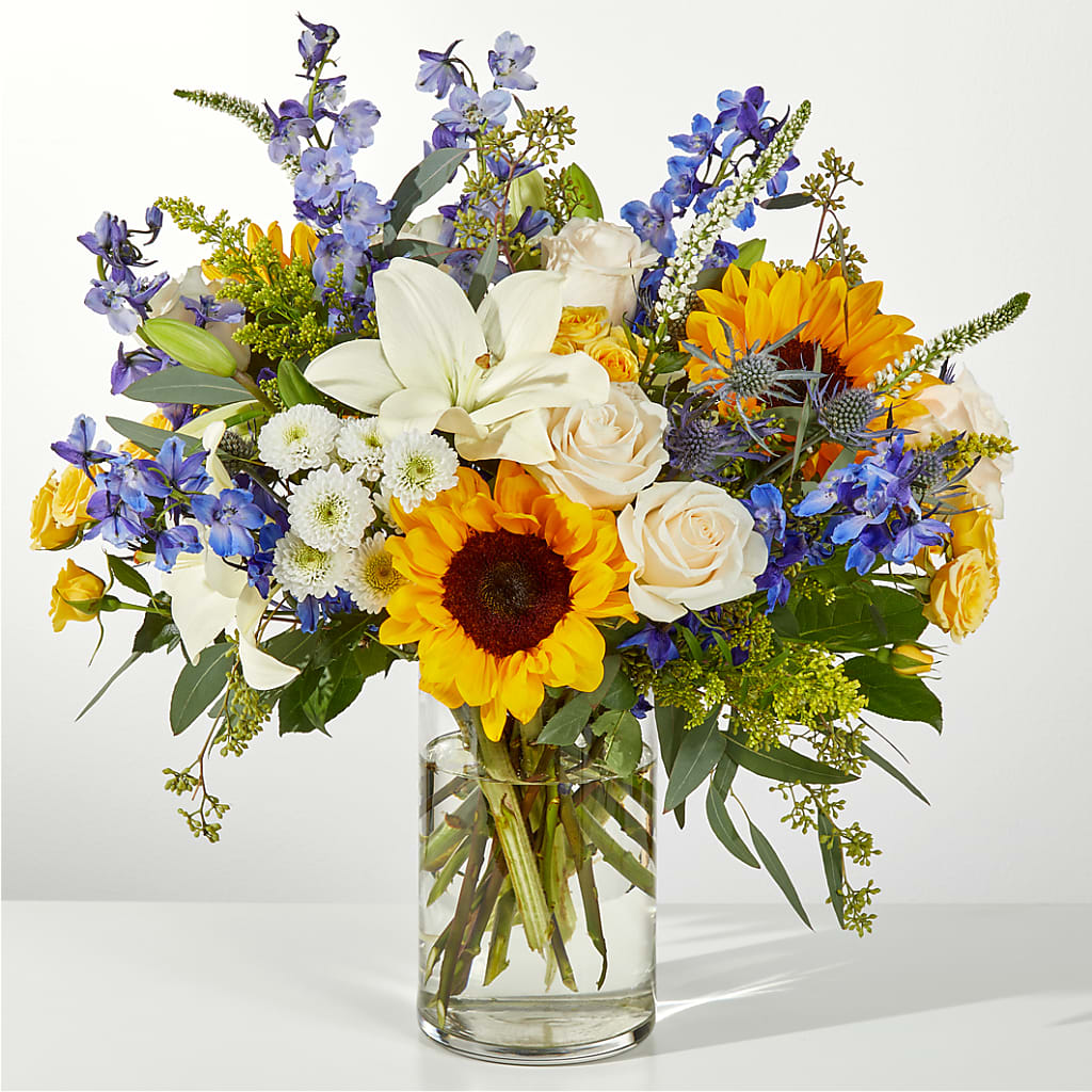 Wonderfully Sunny Bouquet – LESSLY'S FLOWERS, Columbia Heights MN