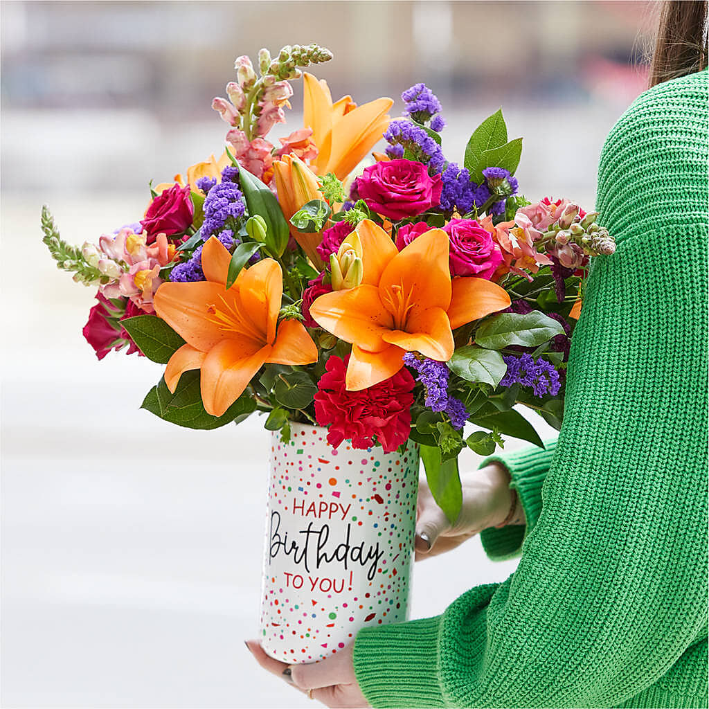 Birthday Palooza Bouquet – LESSLY'S FLOWERS, Columbia Heights MN
