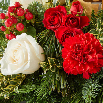 December Dreams Centerpiece – LESSLY'S FLOWERS, Columbia Heights MN