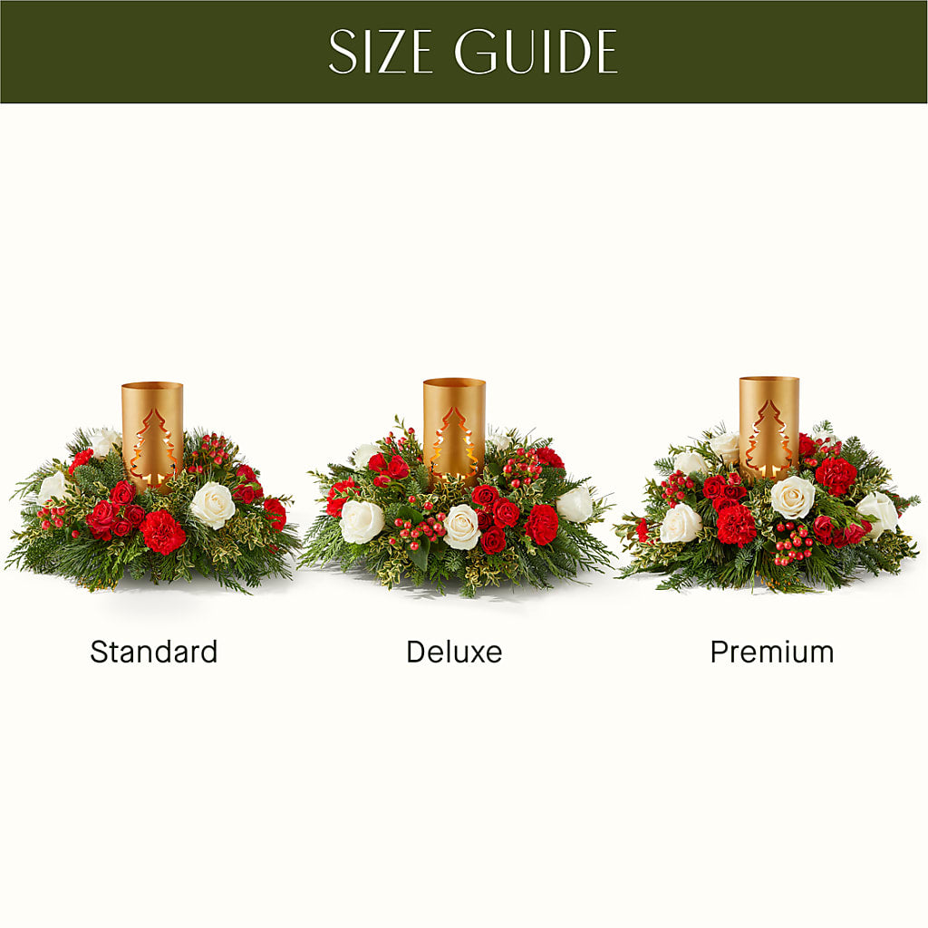 December Dreams Centerpiece – LESSLY'S FLOWERS, Columbia Heights MN