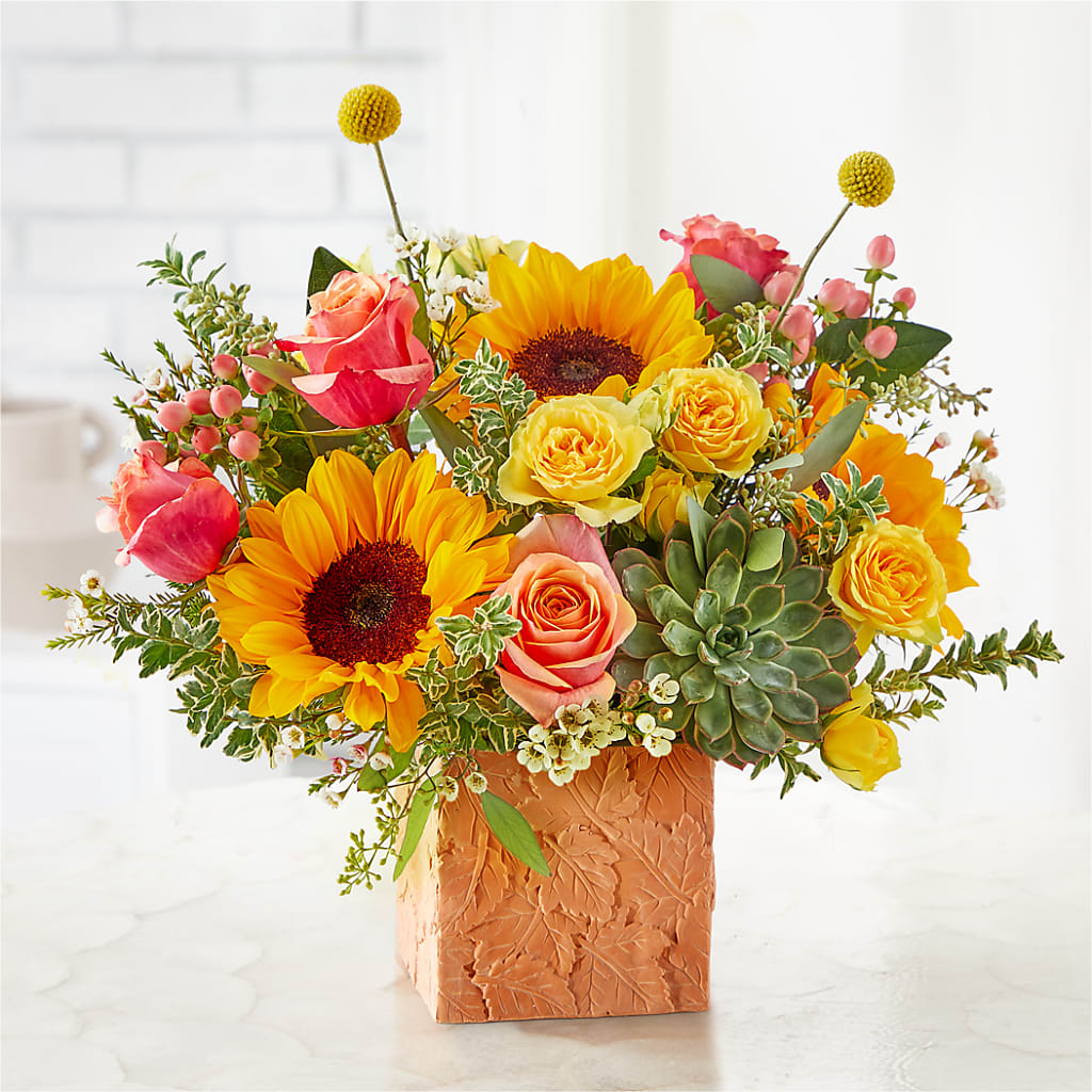 Sunflower Season Bouquet – LESSLY'S FLOWERS, Columbia Heights MN