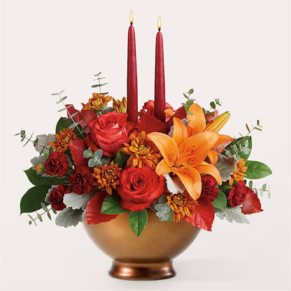 Fruits of Fall Centerpiece – LESSLY'S FLOWERS, Columbia Heights MN