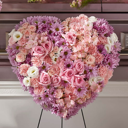 Heaven's Light Heart – LESSLY'S FLOWERS, Columbia Heights MN