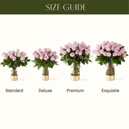 Picture Perfect Pink Rose Bouquet – LESSLY'S FLOWERS, Columbia Heights MN