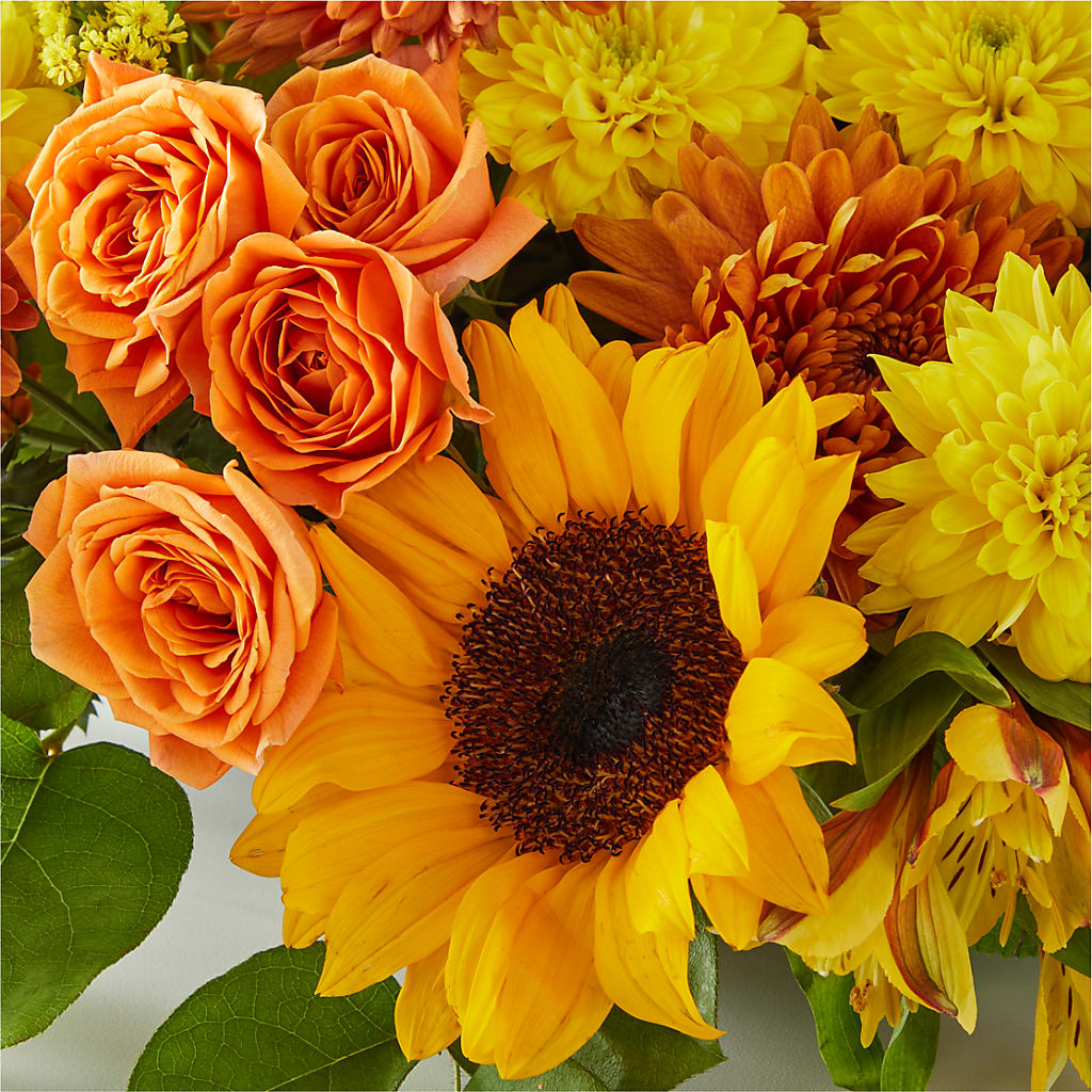 Autumn Harmony Centerpiece – LESSLY'S FLOWERS, Columbia Heights MN