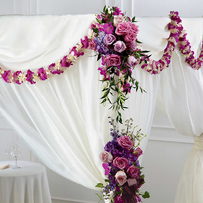 Color & Light Chuppah Decor – LESSLY'S FLOWERS, Columbia Heights MN